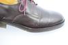 Rare Vintage DELTA European Service Shoes Officer 25.0 Dark Brown Dress Shoes(USED)