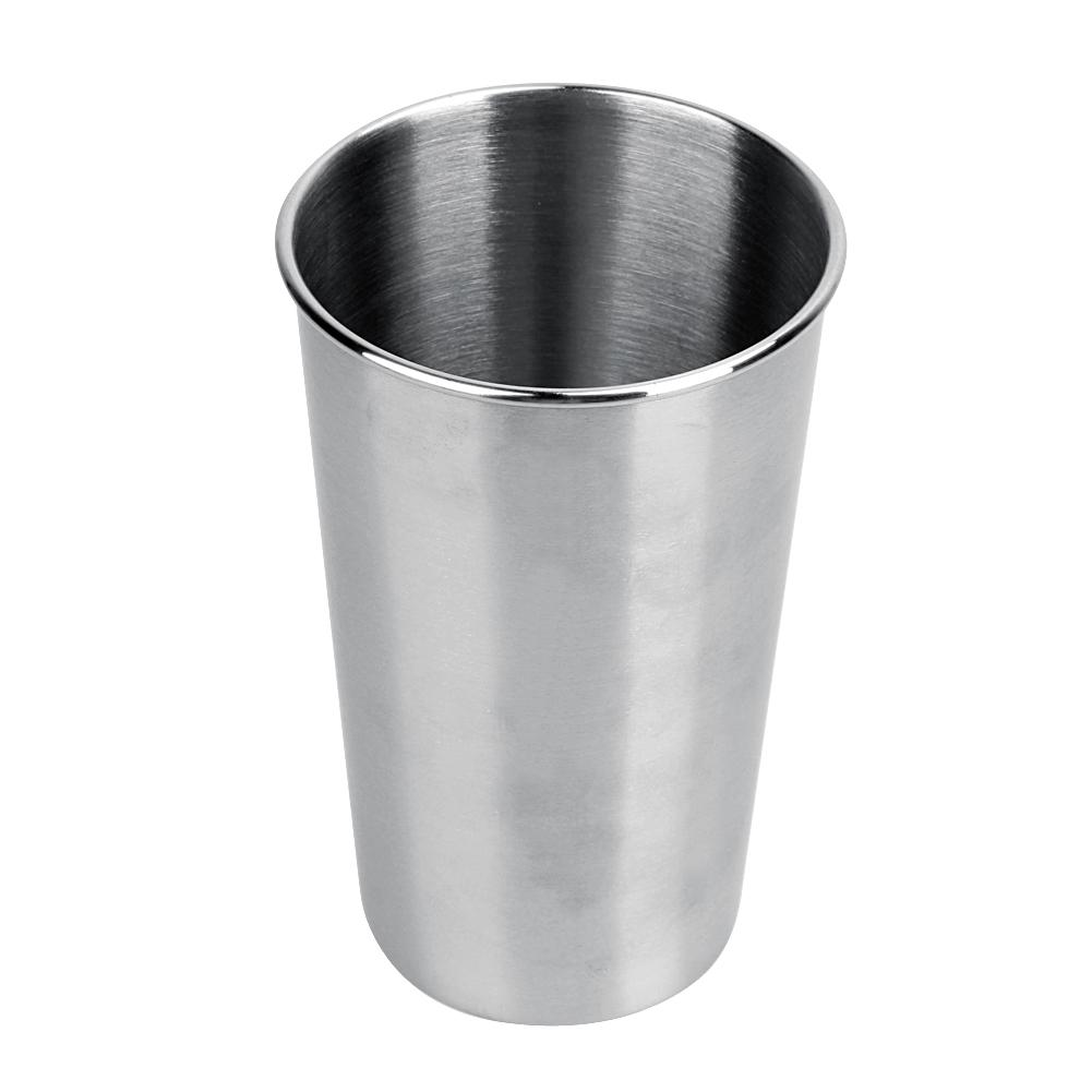 Stainless Steel Gold Cups 500ML Insulated Metal Cup 304 Drinking Wine Coffee Beer Mug Outdoor Travel Tumbler Pint Glasses Cups