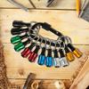 2pcs 1/4 Inch Hex Shank Aluminum Alloy Screwdriver Bits Holder Light Weight Quick Change Extension Bar Upgrade Push To Unlock