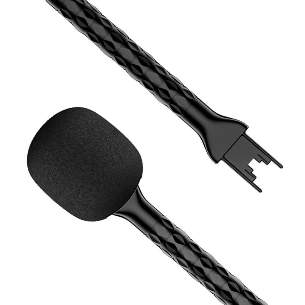 Handheld Microphone Handheld Grip Stick with Windproof Sponge Microphone Grip Stick Mic Stand
