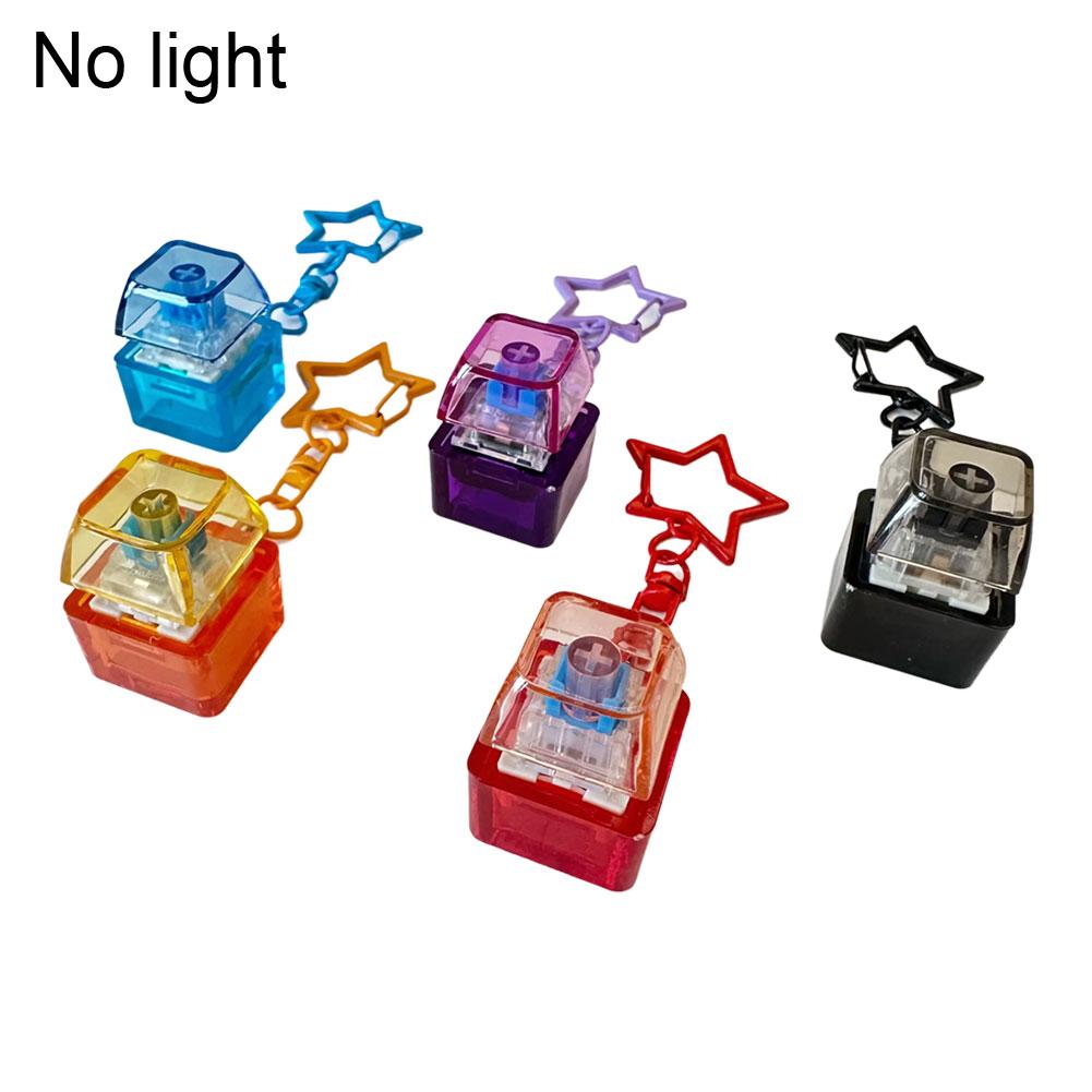 

Switches Tester Switches Sampler Mechanical Keyboard Keyswitch Testing LED Light Keychain Keyboard Fidget Sensory Toy for Adults