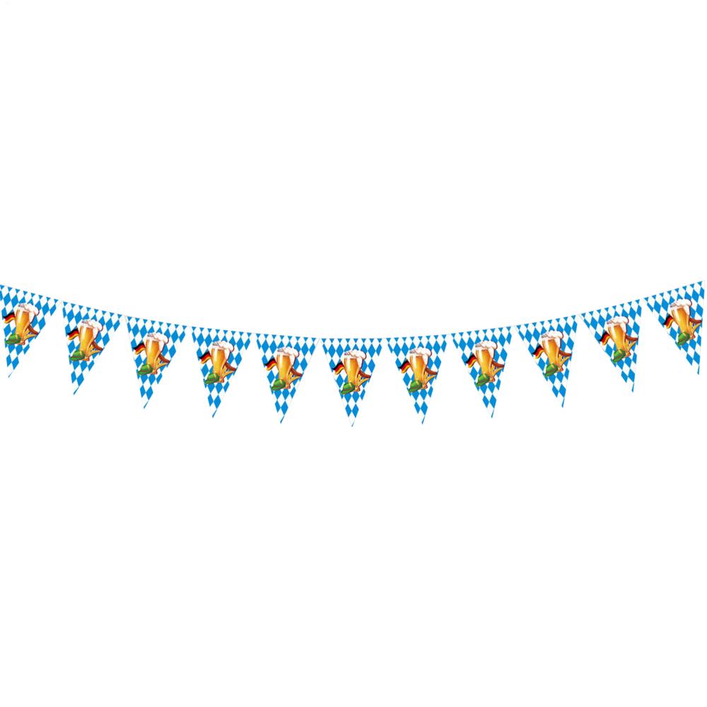 5m Oktoberfest Beer Festival Banner German Themed Pennant Bunting, Indoor Outdoor Party Decoration, Beer Celebration Photo Prop