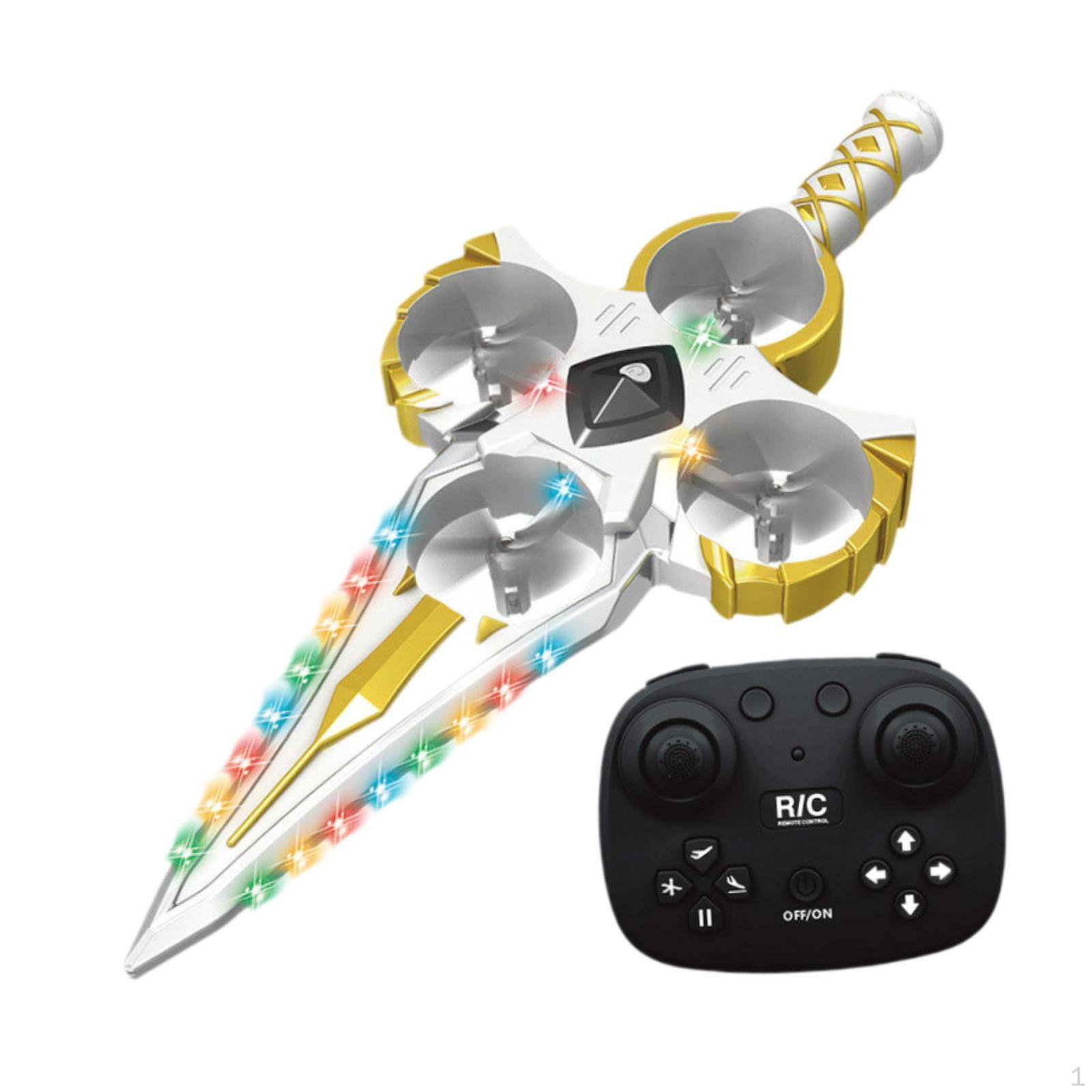 

Flying Sword RC Airplane, Gesture Control Remote Drone for Kids Age 8-16 золотий