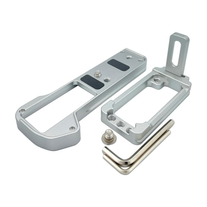 X-T5 Camera Quick Release QR L Plate, Anti Slip Metal Holder Hand Grip, Aluminum Aloy