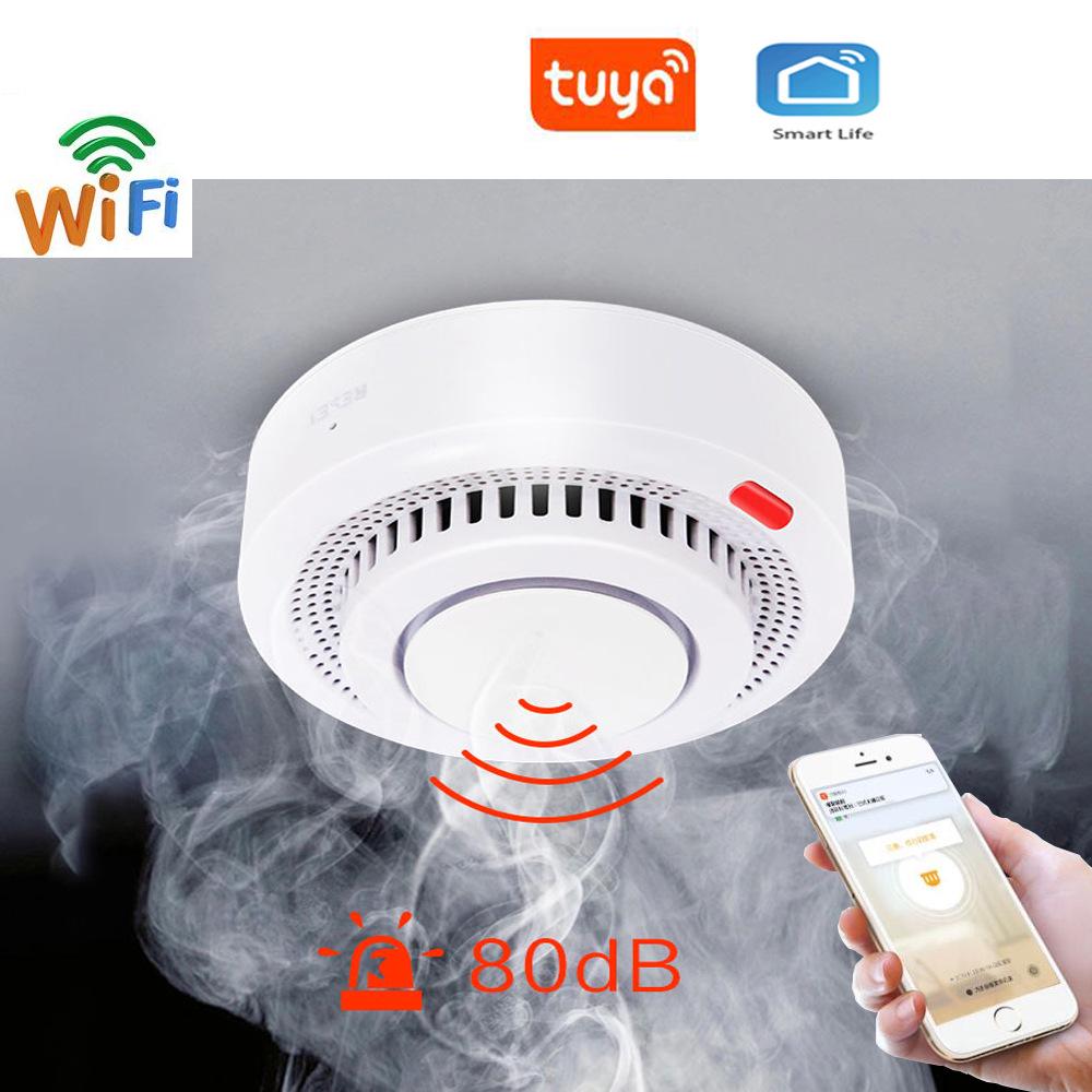 Tuya APP WiFi Smoke Detector Sensor