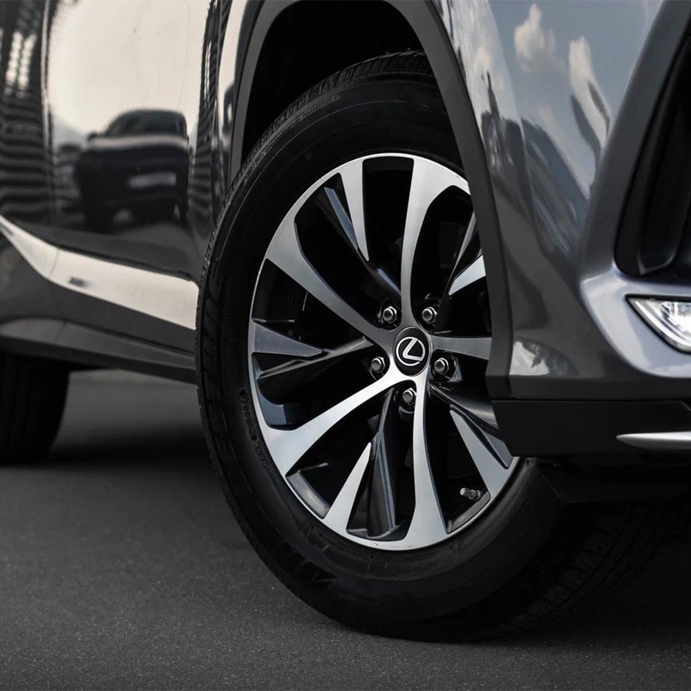 4Pcs 56MM Car Aluminum Metal Wheel Hub Center Cap Sticker Logo Decor For Lexus CT200h NX300h RX300 RX330 EX300h F Sport IS RX NX
