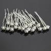 20Pcs Wedding Bridal U Hairpins Imitation Pearl Flower Rhinestone Hair Pins