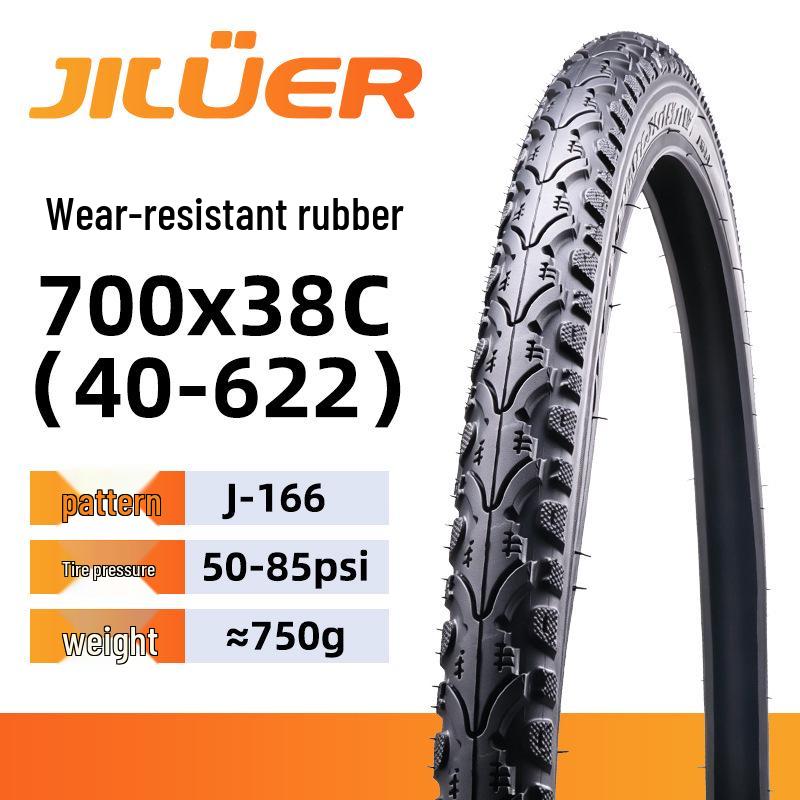 Black Cat Anti-slip Road Touring Bike Tire 700x25C To 38C Series