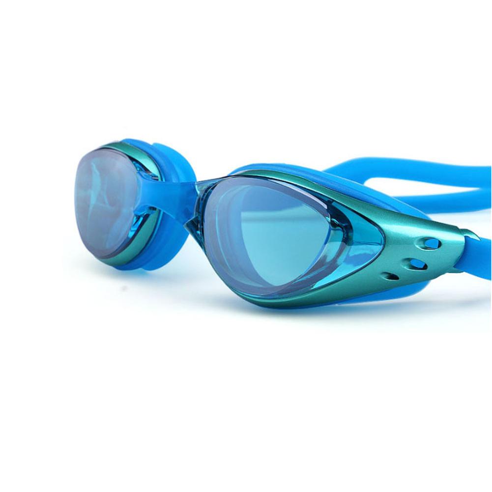 Adjustable Swimming Goggles Electroplating Waterproof Anti-fog Swimming Glasses Swim Eyewear