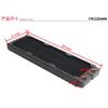 FREEZEMOD computer water cooling Copper radiator 14 flat tube single layer copper fin for 12cm fan. TSRP-TW360