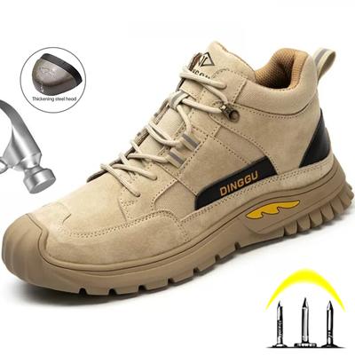 Scarpe antinfortunistiche da uomo, scarpe da lavoro con punta in acciaio, stivali antiforatura indistruttibili, scarpe antinfortunistiche, stivali da lavoro da uomo, scarpe protettive di sicurezza