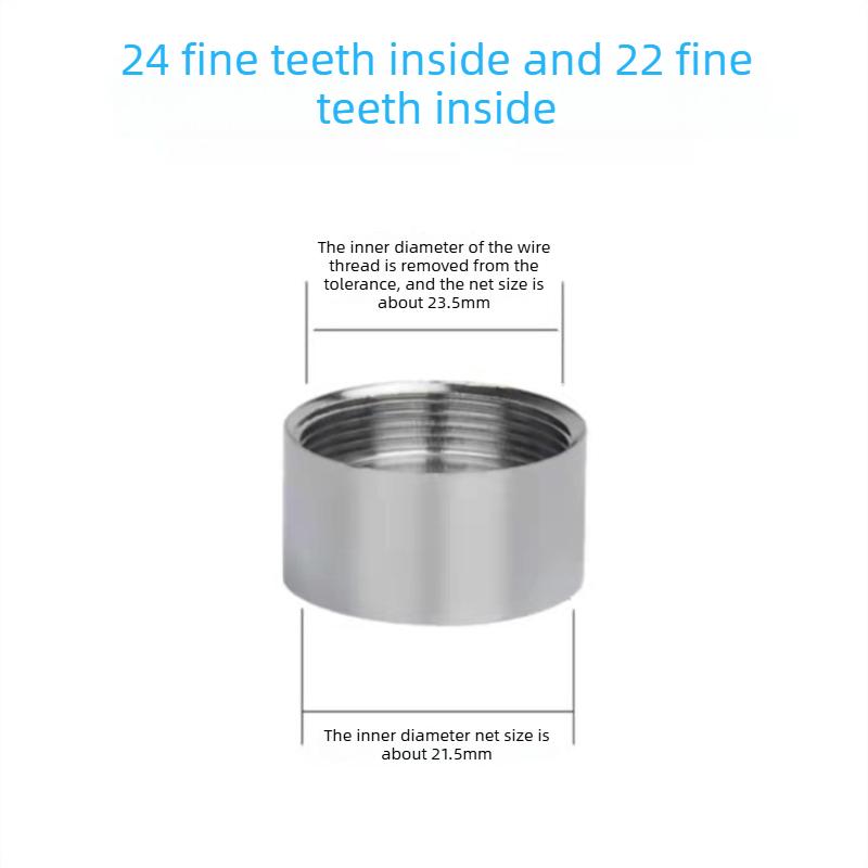 1pcs Kitchen and Bathroom Faucet Aerator Adapter Water Purifier Faucet M22 Male Thread Fine Thread to M22 Male Thread Fine