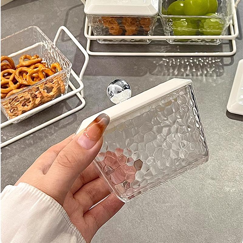 Luxury Snack Tray Candy Snack Tray Home Living Room Coffee Table High-end Dried Fruit Storage Box Home Kitchen Supplies