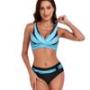2022 Evropský a americký svěží styl Dámské sexy bikiny Dvoudílné plavky