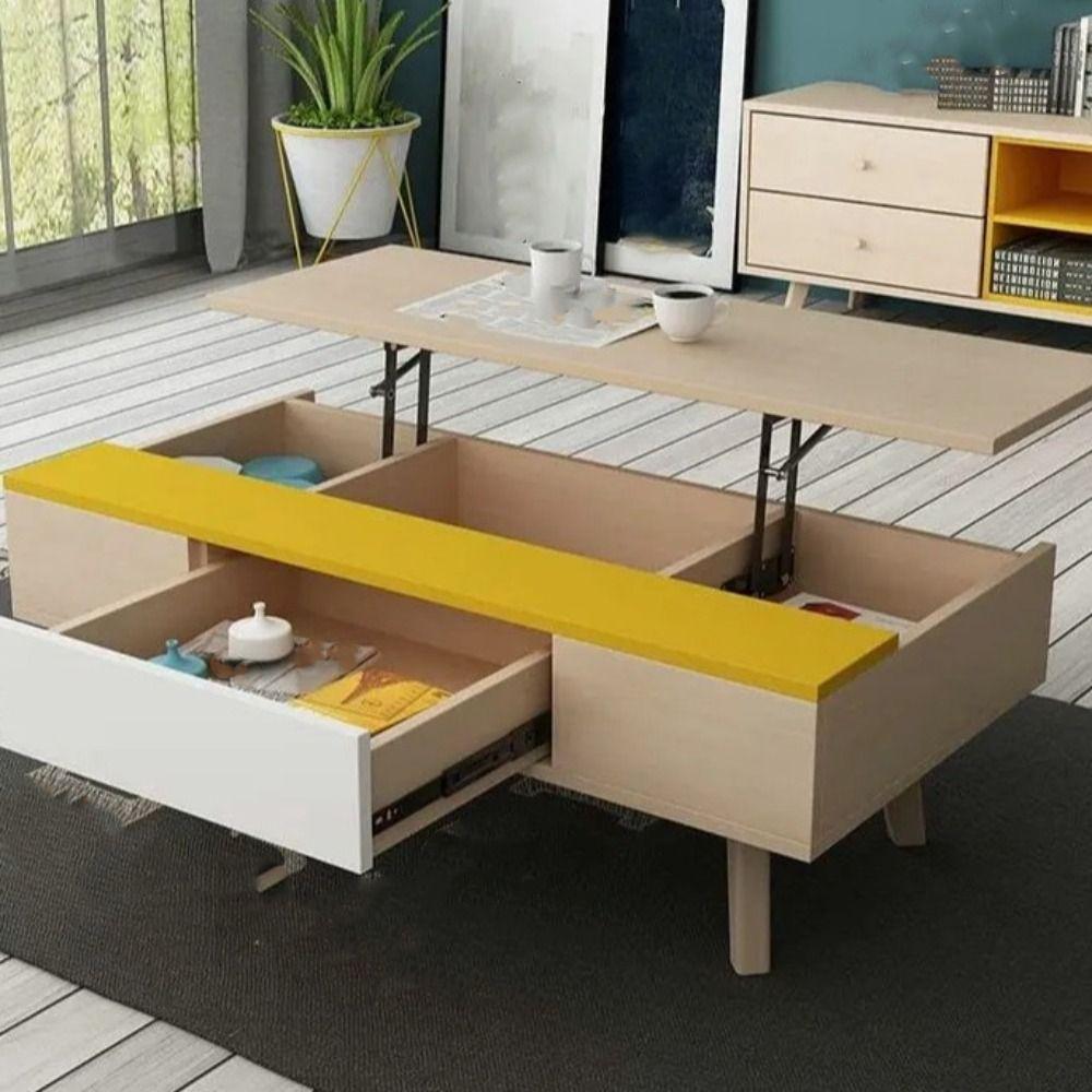 Multifunctional Lift Up Coffee Table Mechanism Heavy Duty Steel Table Lift Up Hinge  Dining Table