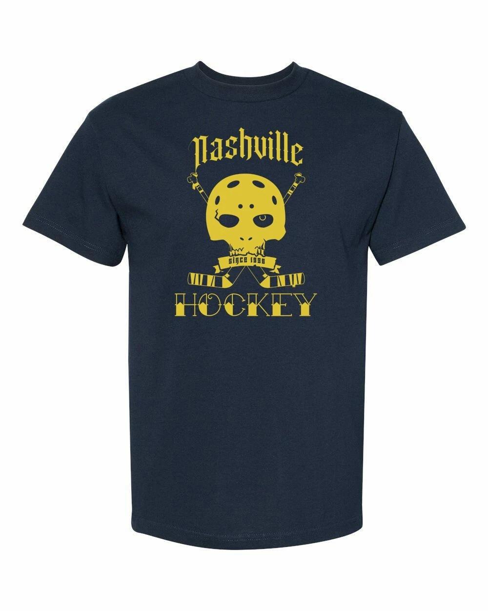 

NASHVILLE HOCKEY Tattoo Style Unisex T-Shirt S-XL FREE S&H! 3XL