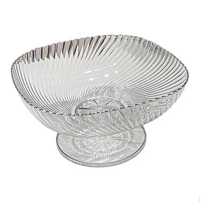 Drainage Fruit Bowl, Vegetable Drain Plate, Round Food Storage Buffet Multi-purpose,