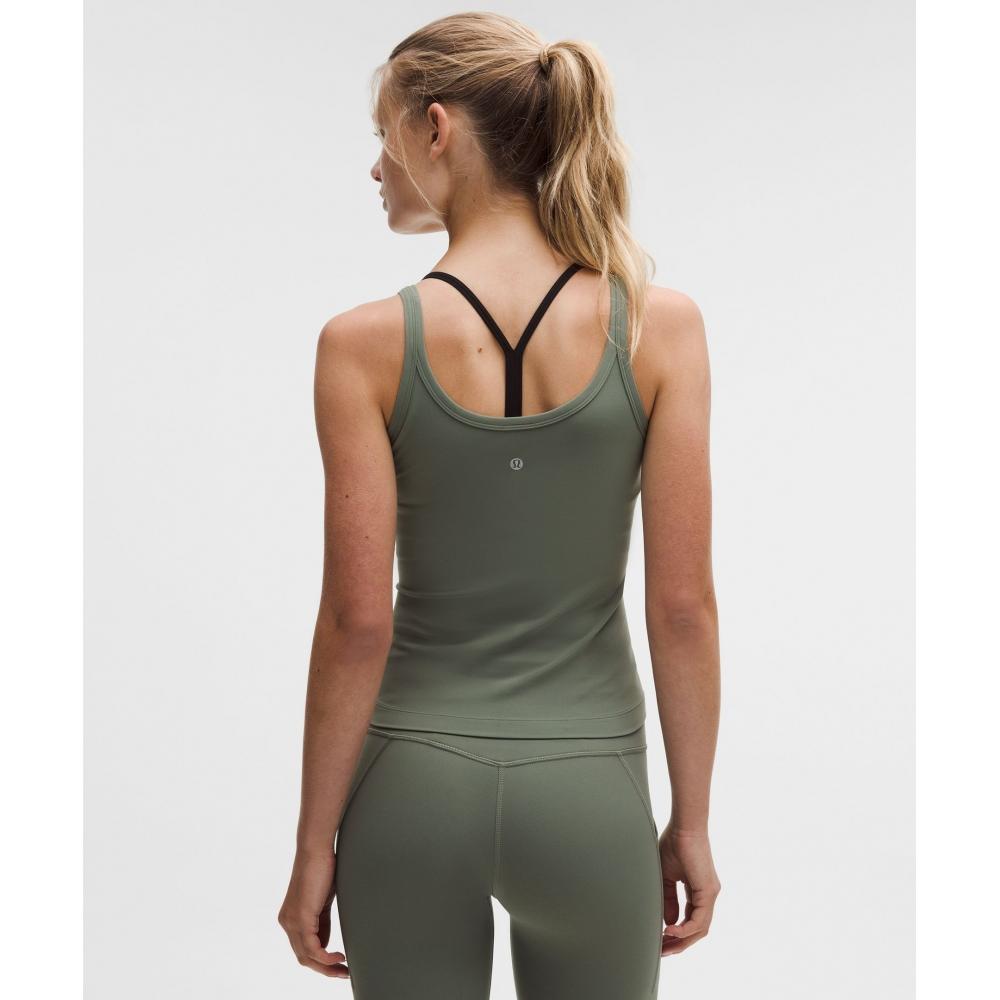 Lululemon Align  Scoop Waist Length Tank Top Willow Leaf