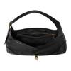 Gucci Jackie 1961 Měkká zrnitá kožená taška přes rameno Střední Dámská Černá 863136-AAGDJ-1000