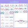 3d Theme Mermaid Paper Glasses For Children Party Photo Booth Decoration