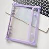 PVC Photo Storage Book A5 Card Organizer Holder Practical Loose Leaf Binder  for Idol Cards