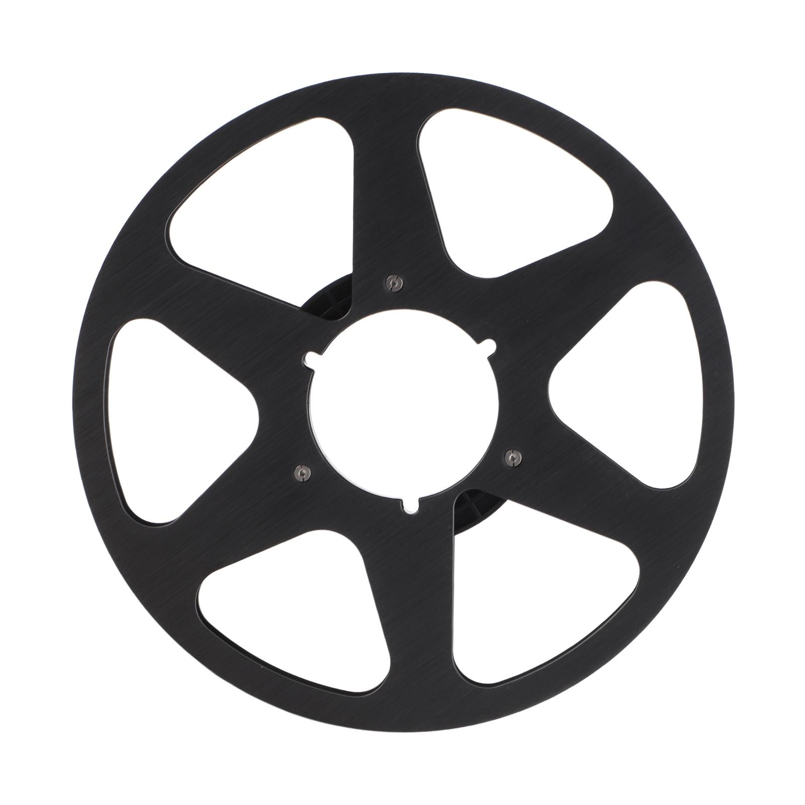 

10-дюймовая открытая катушка приемная катушка 6 отверстий звуковая алюминиевая приемная катушка пустая катушка для 14-дюймовых лент чёрный