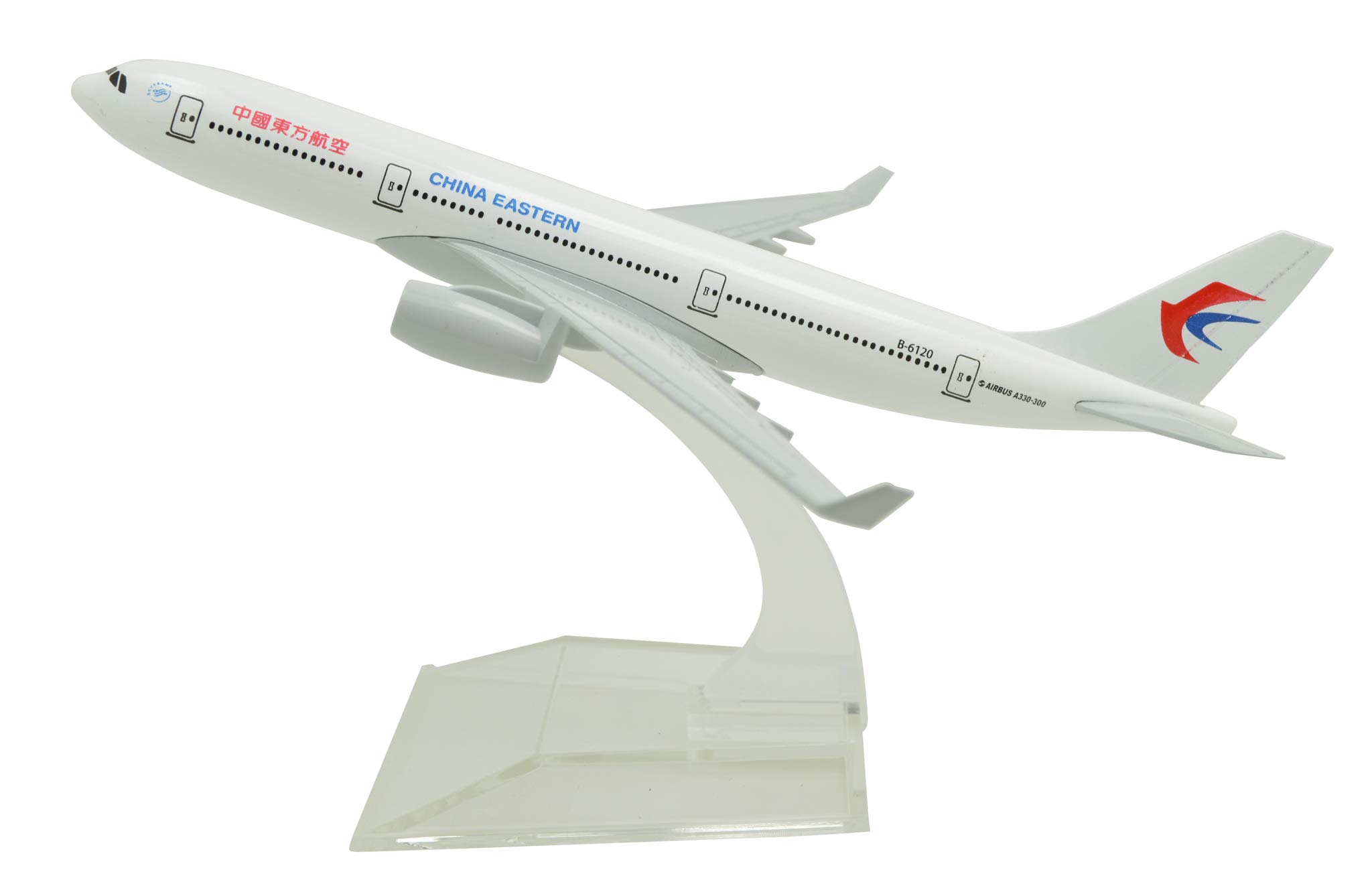 TANG DYNASTY 16cm China Eastern Airlines Airbus Alloy Airplane Model Toy 1/400 A330-300