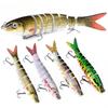 Multi-section Fish Luya Bait Freshwater Hard Bait Far Cast 4cm 8-section Fish 8-section Multi-section Bait Fishing Gear