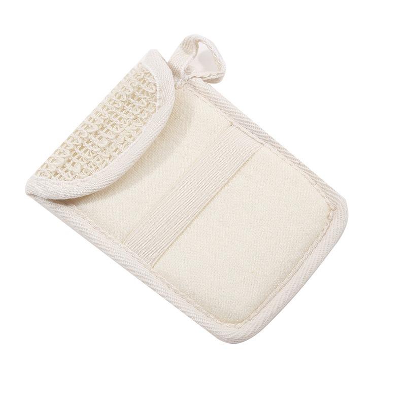 Portable Soap Bag Cotton Linen Flip Soap Bag Foam Net Soap Storage Bag For Repeated Use Soap Dish Holder Bathroom Accessories