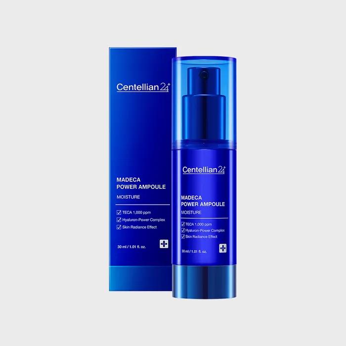 CENTELLIAN24 Madeca Power Ampułka Nawilżająca 30ml 1szt. Pielęgnacja nawilżenia skóry i blasku Blask rozjaśniający Poprawa zmarszczek Funkcjonalna TECA Nawilżająca