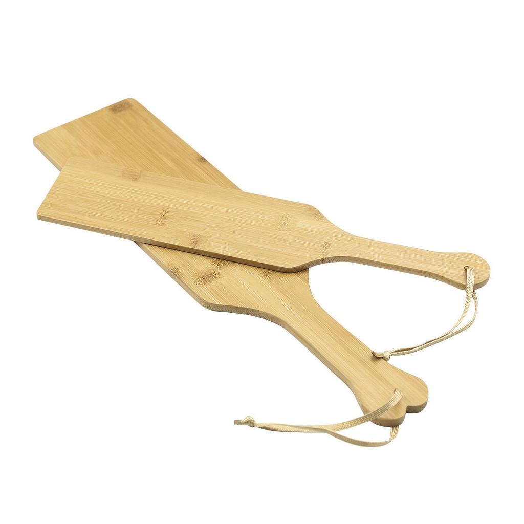 Heart-Shaped Bamboo Hand Clappers: Erotic Flirting & Whipping Tools