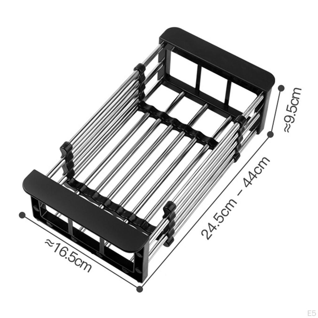 Teleskop-Obstabtropfgestell für die Spüle