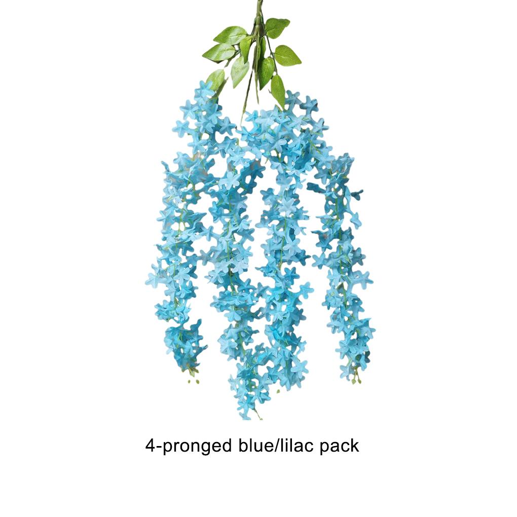 Realistic Appearance Artificial Flowers For Garden Décor Decoration Wisteria Wedding Home Low Maintenance Elegant
