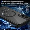 For Samsung Galaxy S25 Edge Magnetic Case Skin Touch Matte Translucent PC + TPU Anti-Drop Phone Cover