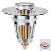 Copper Drain Filter Pop Up Sink Plug Portable Basin Plug  Bathroom