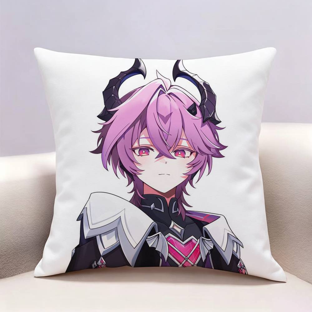 GGenshin Impact Durin Doublesided print Pillow Case Pattern Printed Pillowcase For Living Room Sofa Cushion Cover
