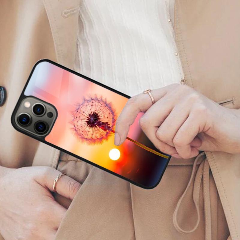 Dandelion Magnetic Phone Case For APPLE iPhone 17 Air 16 14 13 12 Pro Max 15 Plus Wireless Charge With MagSafe Cover