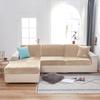 Super Soft Velvet Sofa Seat Cushion Cover For Living Room Stretch Elastic Protector L Shape Corner Armchair Sofa Slipcover