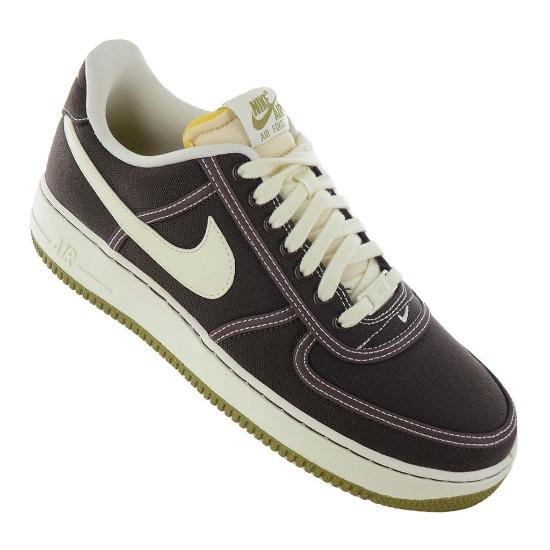 Nike Air Force 1 07 Premium - Sneakers Shoes Canvas Baroque-Brown CI9349-201 ORIGINAL