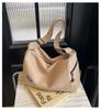 2025 Summer Versatile Solid Color Casual Shoulder Sports Bag - Lightweight Crossbody for College Students