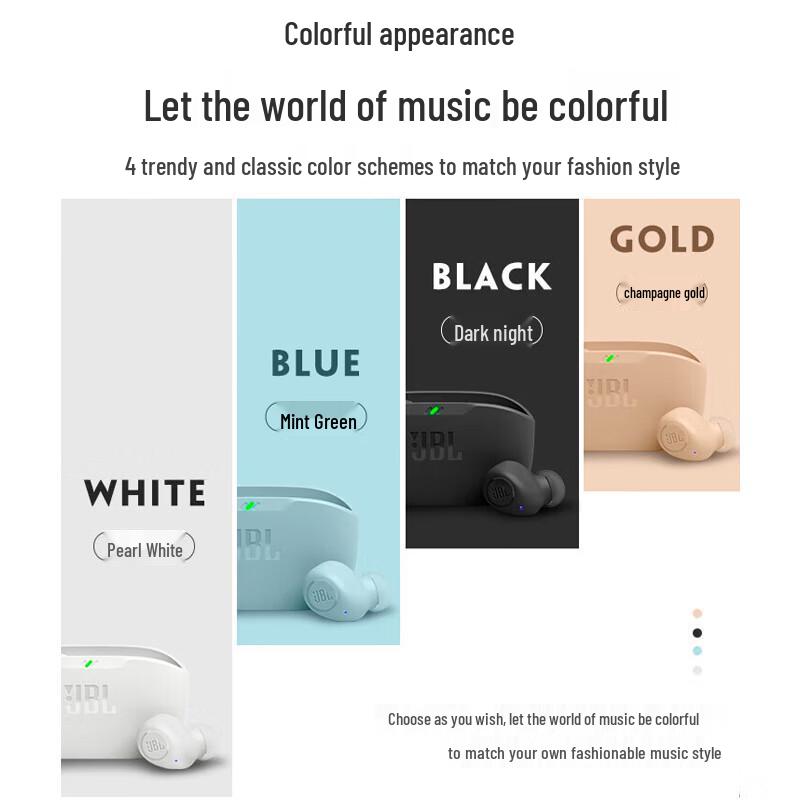 JBL Wave Buds True Wireless Noise-Cancelling Earbuds