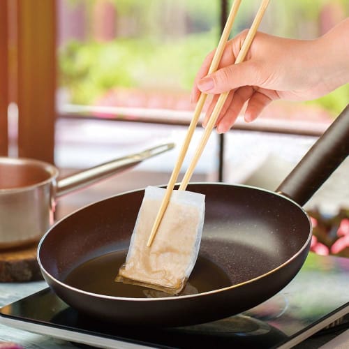 Nexta Oil Disposal Pads, Tempura Oil Disposal Pads, White, Approx. 13.5cm Wide x 10cm Deep, Absorbs 80ml of Oil per Pad, Made in Japan, 5-Pack of 30 P