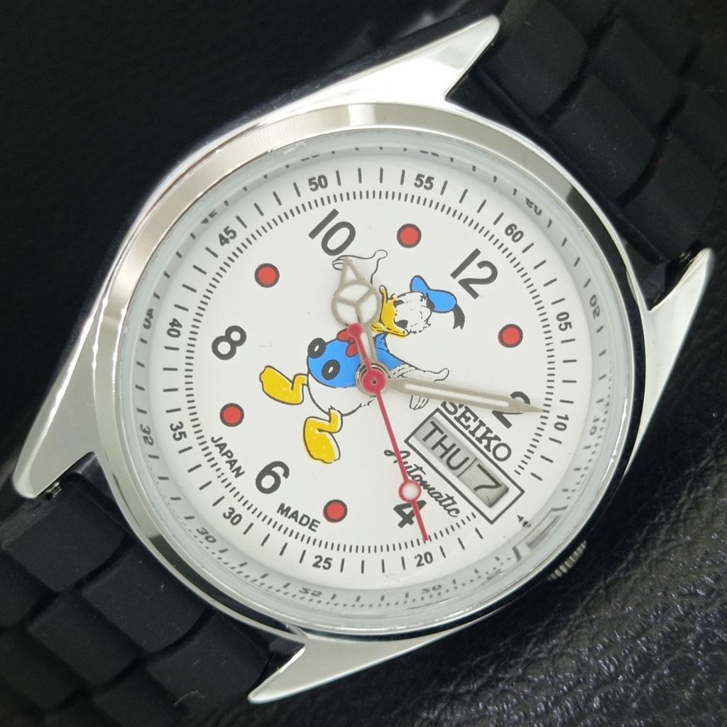 

JAPAN VINTAGE REFURBISHED SEIKO AUTOMATIC 6309A MENS WHITE DIAL WATCH a443079-1