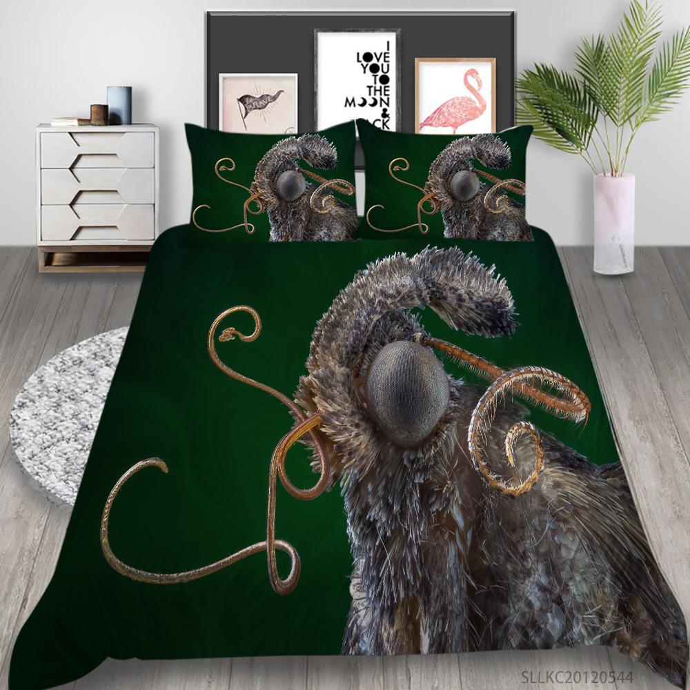 

Крутой Насекомое 3D Цифровая Печать Пододеяльник Наволочка Набор из Двух Трех Предметов Полиэстер EU single 135*200