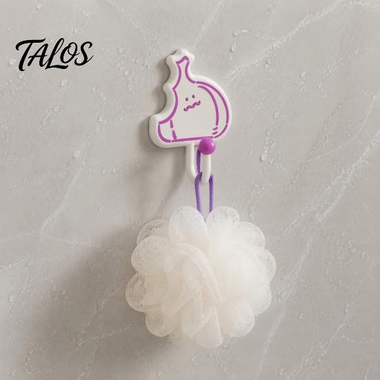 Removable Hooks Without Wall Damage Cartoon Puzzle Key Hook, Heavy Duty Traceless Plastic Hanger, Space Saving for Countertop Self Adhesive