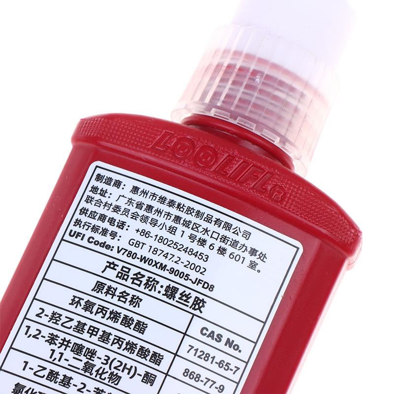 Mittelfeste Schraubensicherungen Universelle Gewindeklebstoffe Für Alle Metallgewindeteile Lösbar Wasserdicht 50ml