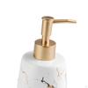 Ceramic Soap Dispenser Bath Lotion Pump Hand Shower Gel Marbling Shampoo Bathroom Kitchen 350ml