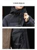 Men's 2025 Thick Warm Hooded Down Jacket - Windproof, Trendy Autumn/Winter Outerwear, Plus Size Available.