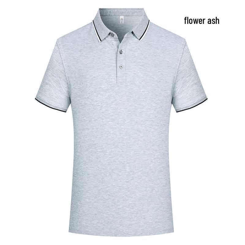 Quick-Dry Ice Silk Custom Corporate Polo Shirt with Logo for Team Activities