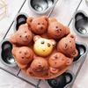 8 Mulden Bär Backform Madeleine Backform Cartoon Tierform Muffin Kuchen Home DIY Backform Kohlenstoffstahl Dekorationswerkzeug